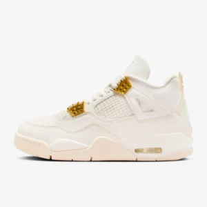 Jordan 4 Retro White And Gold