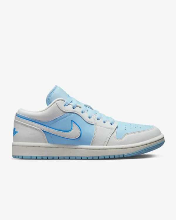 Air Jordan 1 Low Ice Blue White - Imagen 2